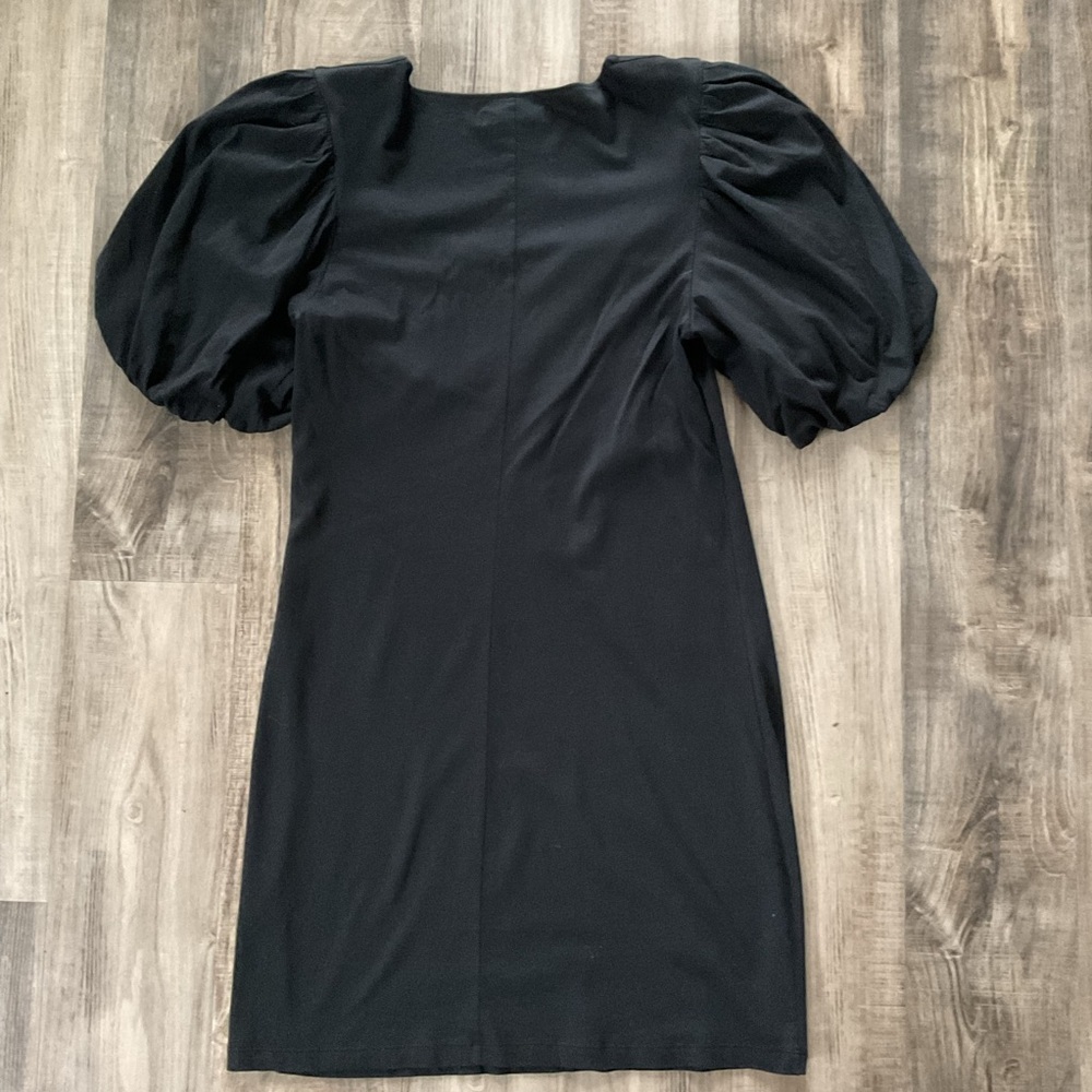 FRAME Nina Knit Black Dress Size Small - Picture 8 of 8